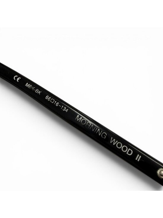 Chrome Hearts Morning Wood II 925 BS Flare Two Bridge Sunglasses Black Silver